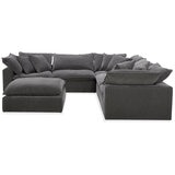 Aiden & Ivy Serene Modular Sofa in Dark Grey