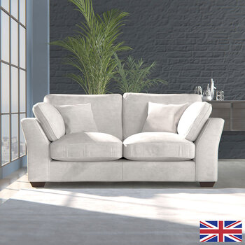 Selsey Beige Fabric 2 Seater Sofa