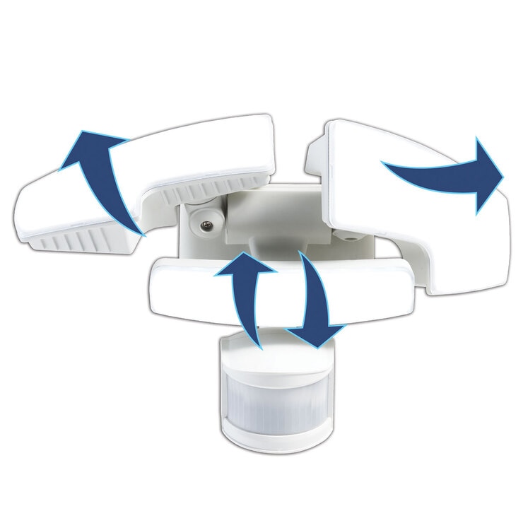 Sunforce 2000 Lumen LED Motion Activated Solar Security Light Costco UK