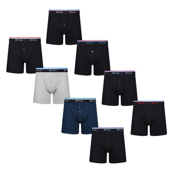 Pringle Assorted Button-Fly Boxers 4 Pack in 2 Colours and 3 Sizes