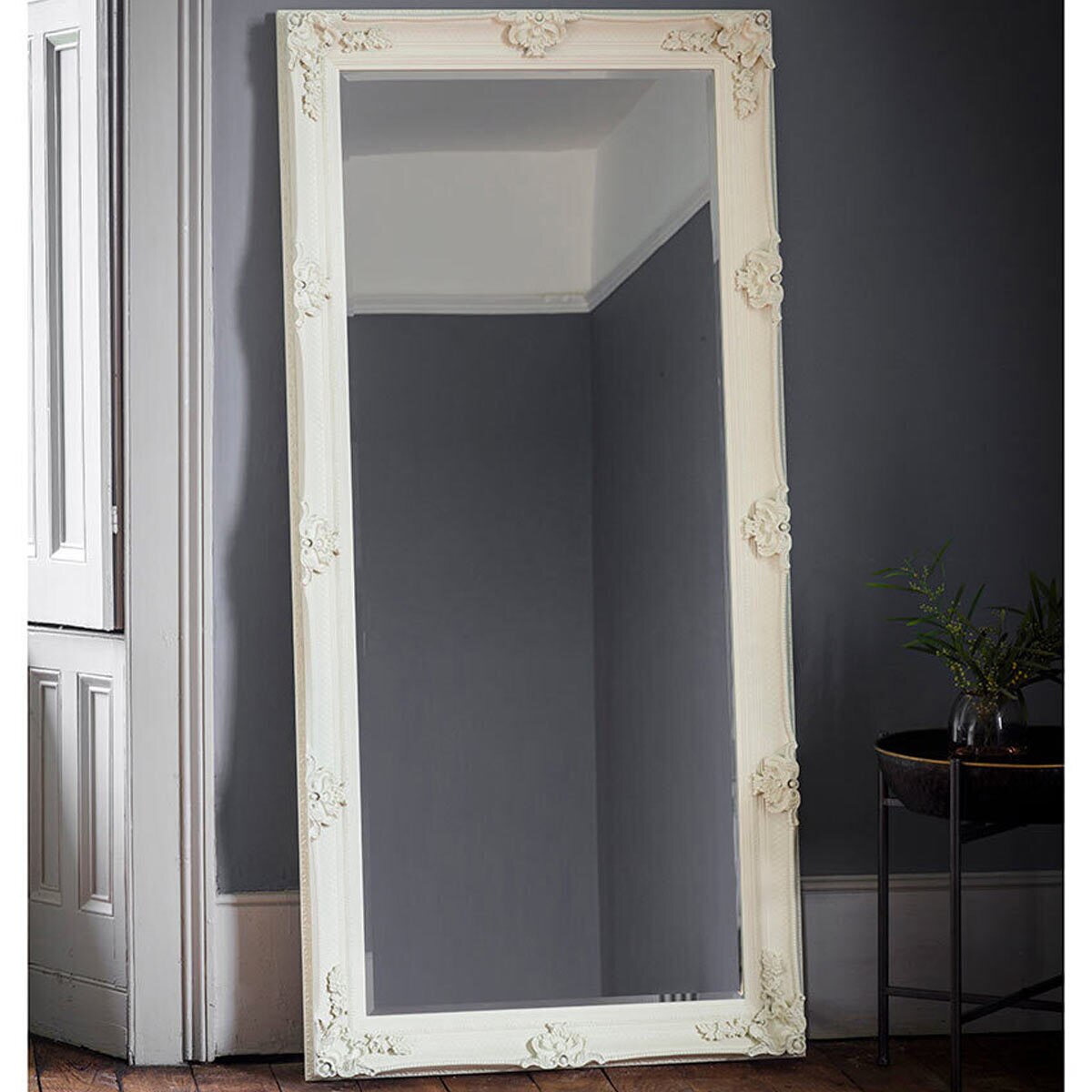 Gallery Abbey Leaner Mirror in Cream, 165 x 79.5 cm Costco UK