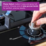 Bosch Series 6 PPQ7A6I40, Tempered Glass 75cm Gas Hob in Black Bosch Series 6 PPQ7A6I40, Tempered Glass 75cm Gas Hob in Black