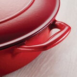 Tramontina Enamel Cast Iron Shallow Casserole Dish, 30cm / 3.8L in 2 Colours