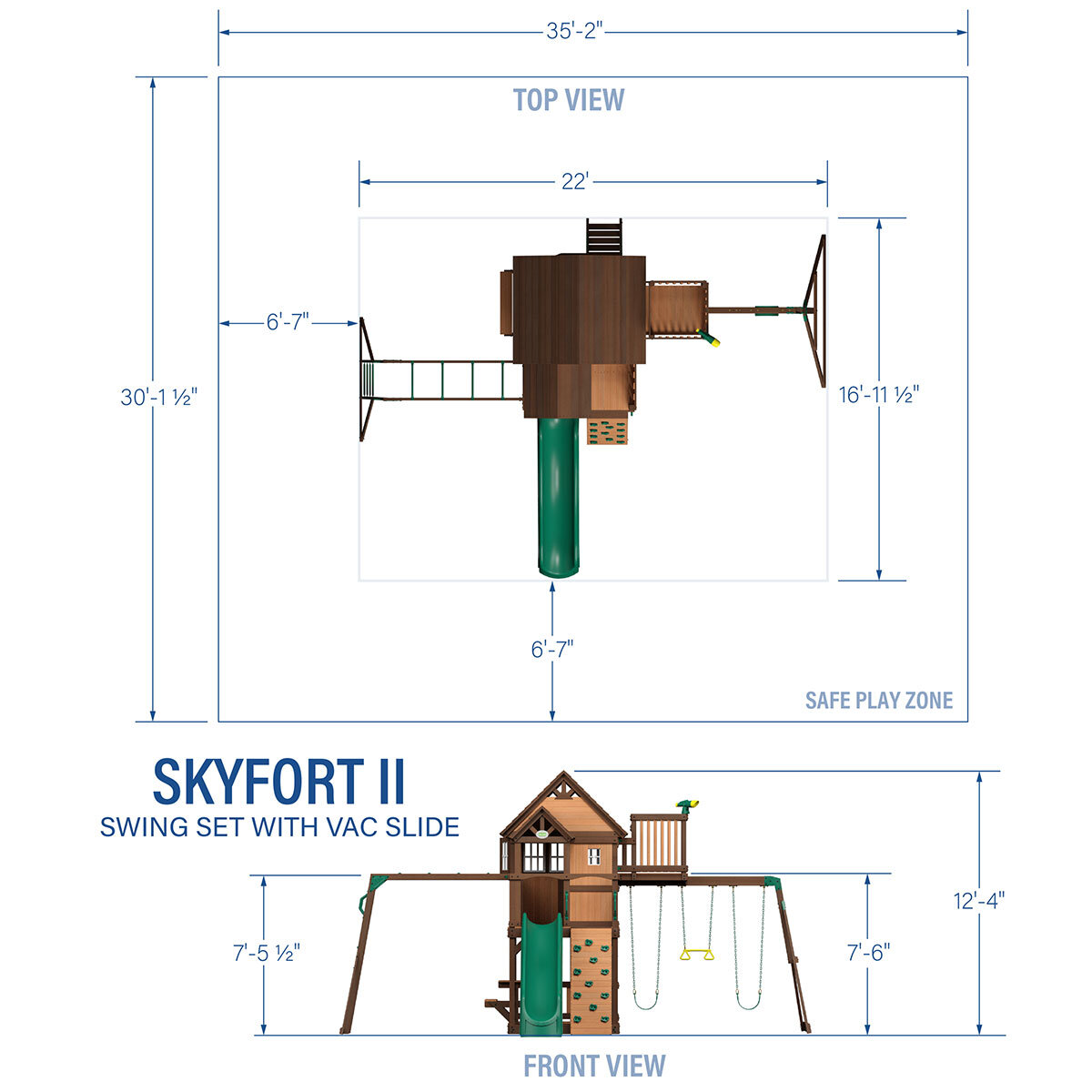 Backyard Discovery Skyfort II Playcentre (3-10 Years)