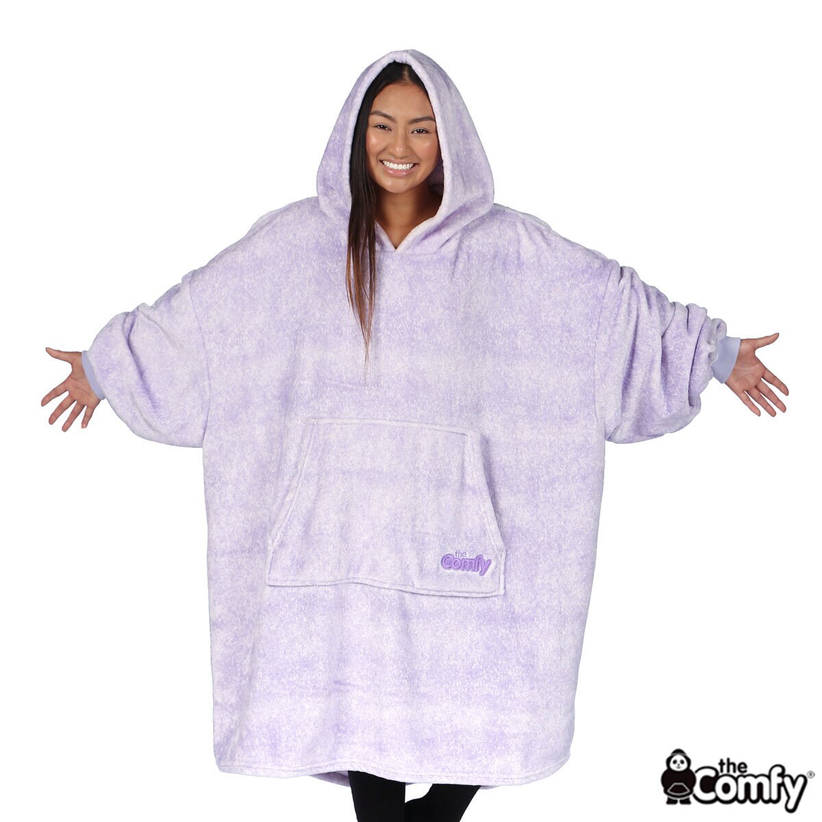 The Comfy Dream Lightweight Wearable Blanket in Heather P...