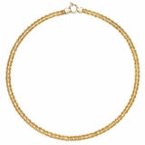 Double Rope Necklace, 14ct Yellow Gold Double Rope Necklace, 14ct Yellow Gold