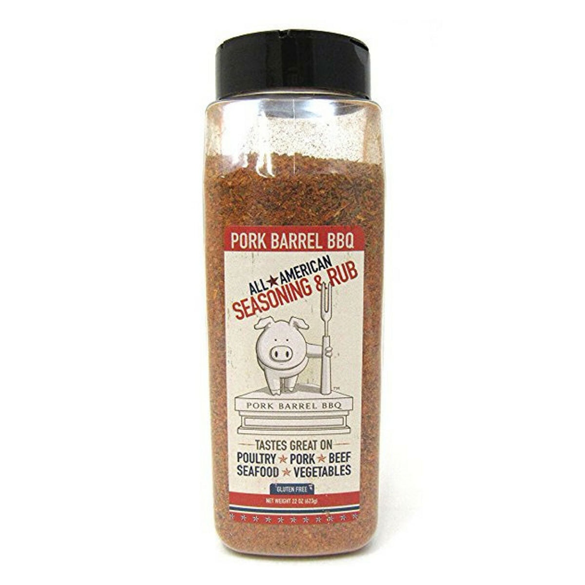 Pork Barrel BBQ All American Seasoning & Rub, 623g
