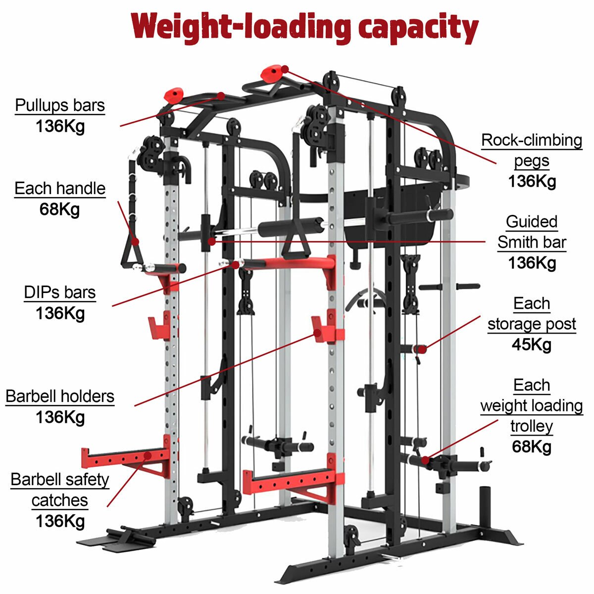Marcy SM4500 Smith Cage Power Rack