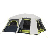 Core 10 Person Lighted Instant Cabin Tent