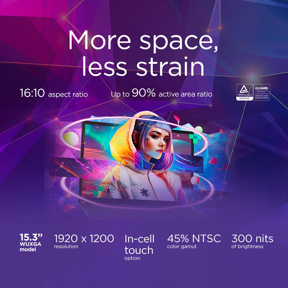 Lenovo IdeaPad Slim 3, Copilot+ PC, Snapdragon X, 24GB RAM, 1TB SSD, 15.3 Inch Laptop, 83N3002DUK