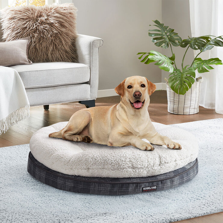 Kirkland Signature Round Pillow Orthopaedic Dog Bed in 2 Options