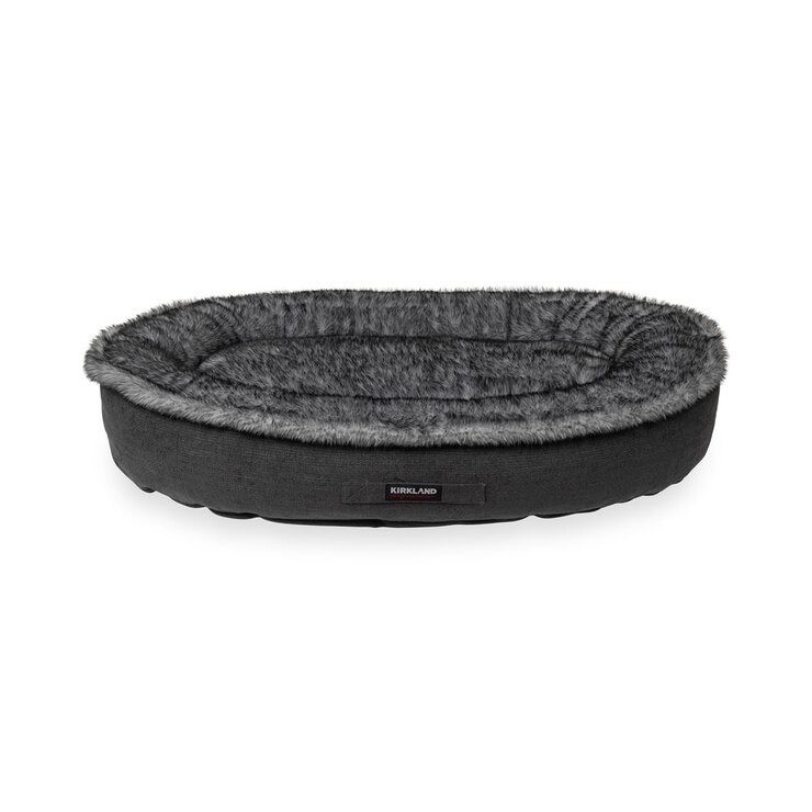Kirkland Signature Oval Cuddler Pet Bed (42"x 46"), 107cm x 117cm in Grey Kirkland Signature Oval Cuddler Pet Bed (42"x 46"), 107cm x 117cm in Grey
