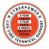Cyberpower, Intel Core U7 265KF, 32GB RAM, 1TB SSD, NVIDIA GeForce RTX 5070Ti, Gaming Desktop PC