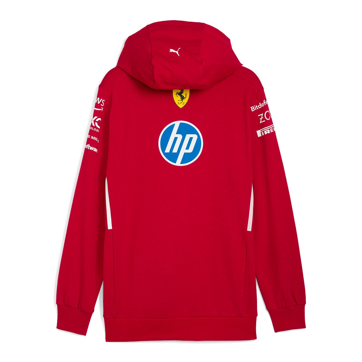 Scuderia Ferrari F1 Team Mens Dark Cherry Hoodie 2025