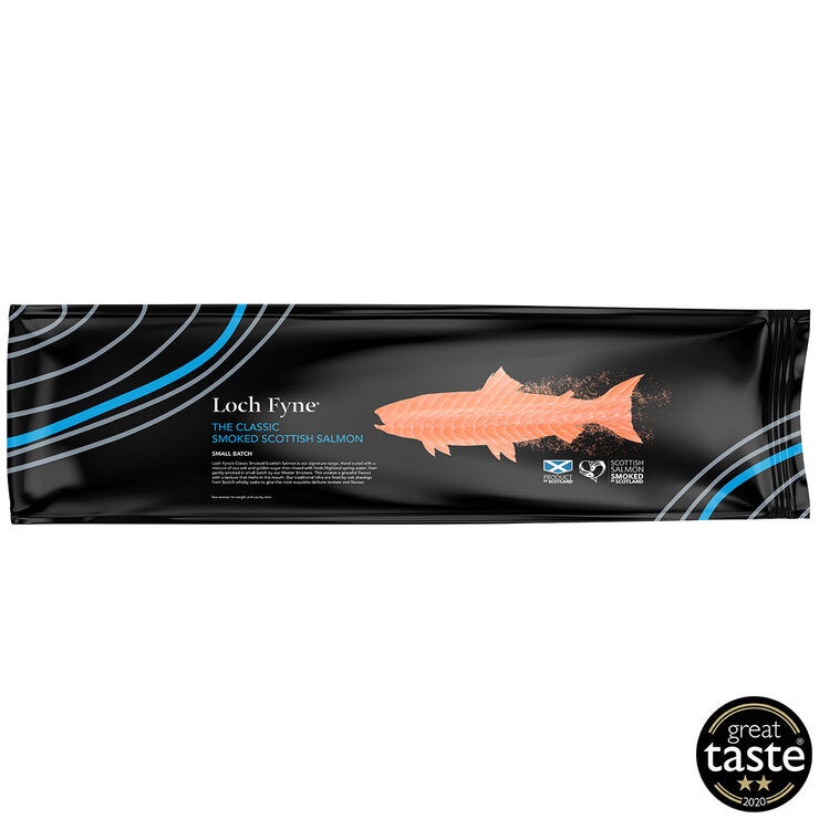 Loch Fyne Scottish Smoked D Cut Salmon, 1kg