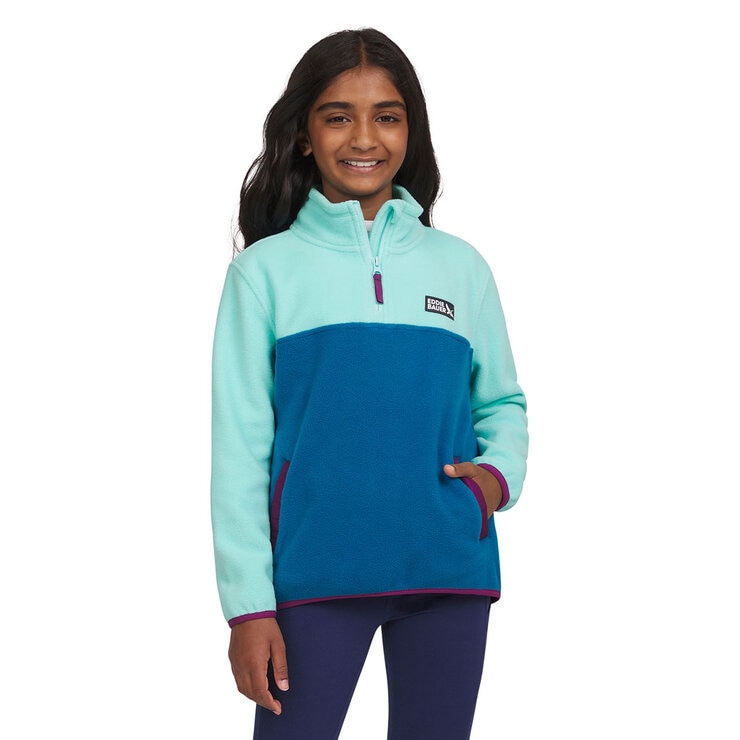 Eddie Bauer Youth Quest Pullover Fleece in Blue Eddie Bauer Youth Quest Pullover Fleece in Blue