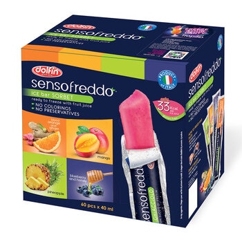 Sensofreddo Fruit Ice Lollies, 60 x 40ml