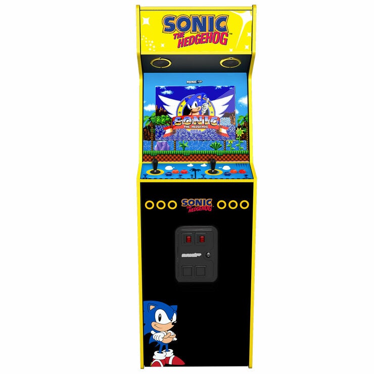 Studio image of the machine from the front