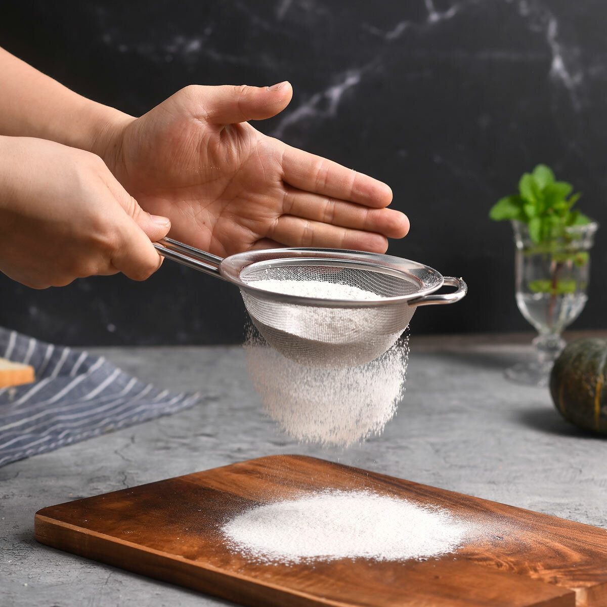 MIU Stainless Steel Mesh Strainer, 3 Piece Set MIU Stainless Steel Mesh Strainer, 3 Piece Set