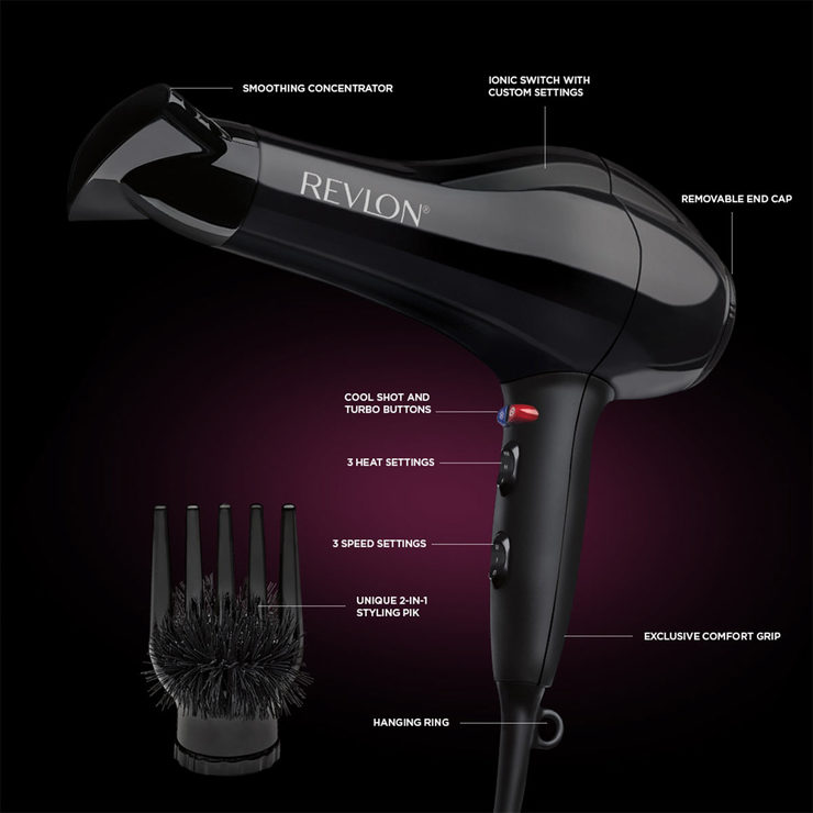 Revlon Pro Collection Salon Performance Turbo Hair Dryer RVD5221 Costco UK