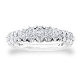 0.78ctw Round Brilliant Cut Diamond Ring, 18ct White Gold