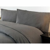Belledorm Brushed Cotton Charcoal Bedding Bundle, in 4 Sizes Belledorm Brushed Cotton Charcoal Bedding Bundle, in 4 Sizes