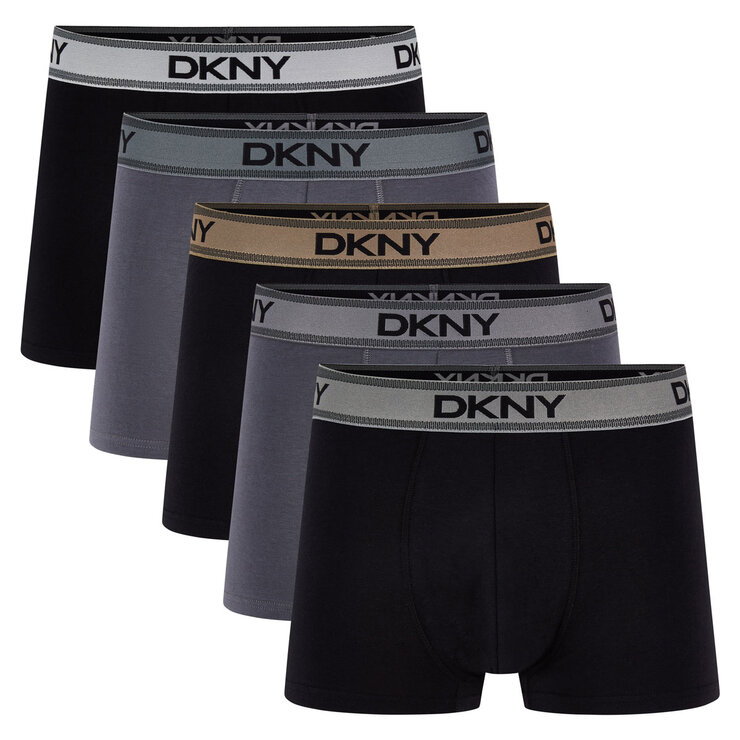 DKNY Men's Modal Boxer, 5 Pack