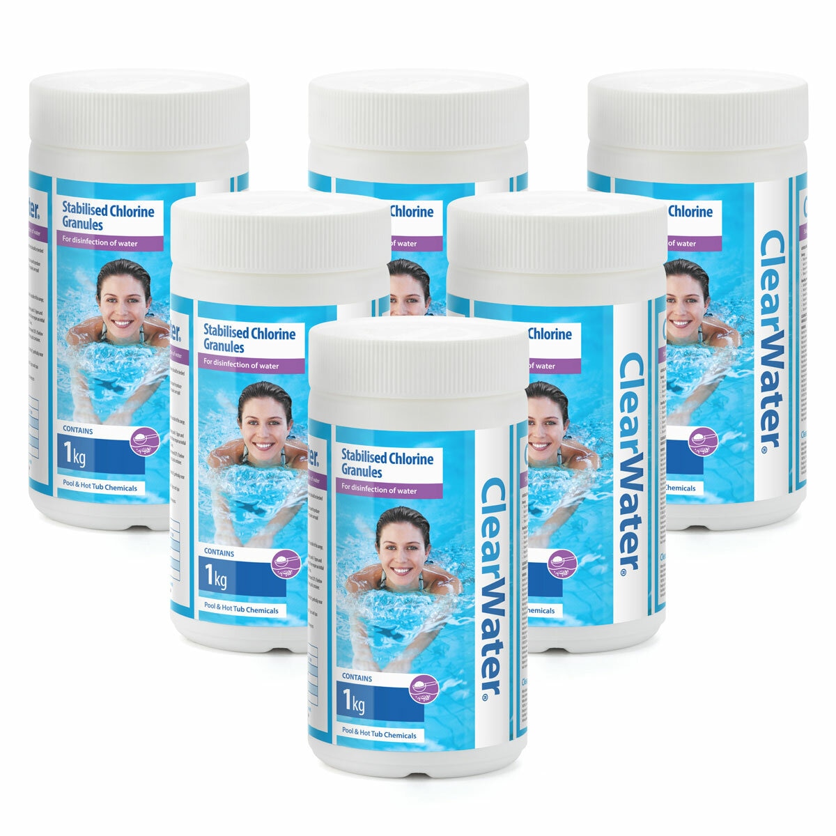 Clearwater 1kg x 6 Chlorine Granule Clearwater 1kg x 6 Chlorine Granule