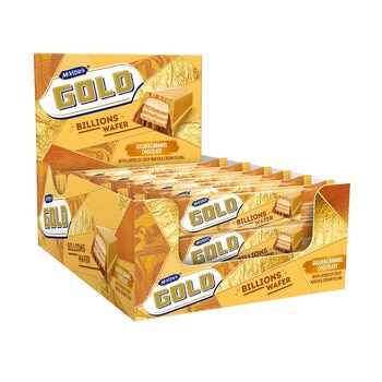 McVities Gold Billions Wafer Bar, 24 x 39.5g