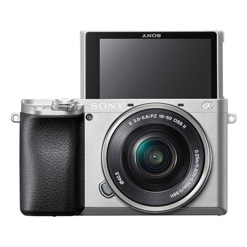 Sony Alpha A6100 Mirrorless Camera Kit, 16-50mm Zoom Lens