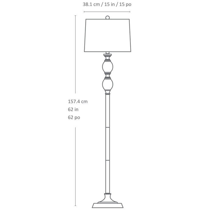 Bridgeport Designs Crystal Floor Lamp Costco UK