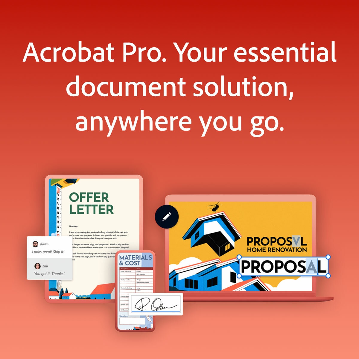 Adobe Acrobat Pro 1 Year (Digital Download) Adobe Acrobat Pro 1 Year (Digital Download)
