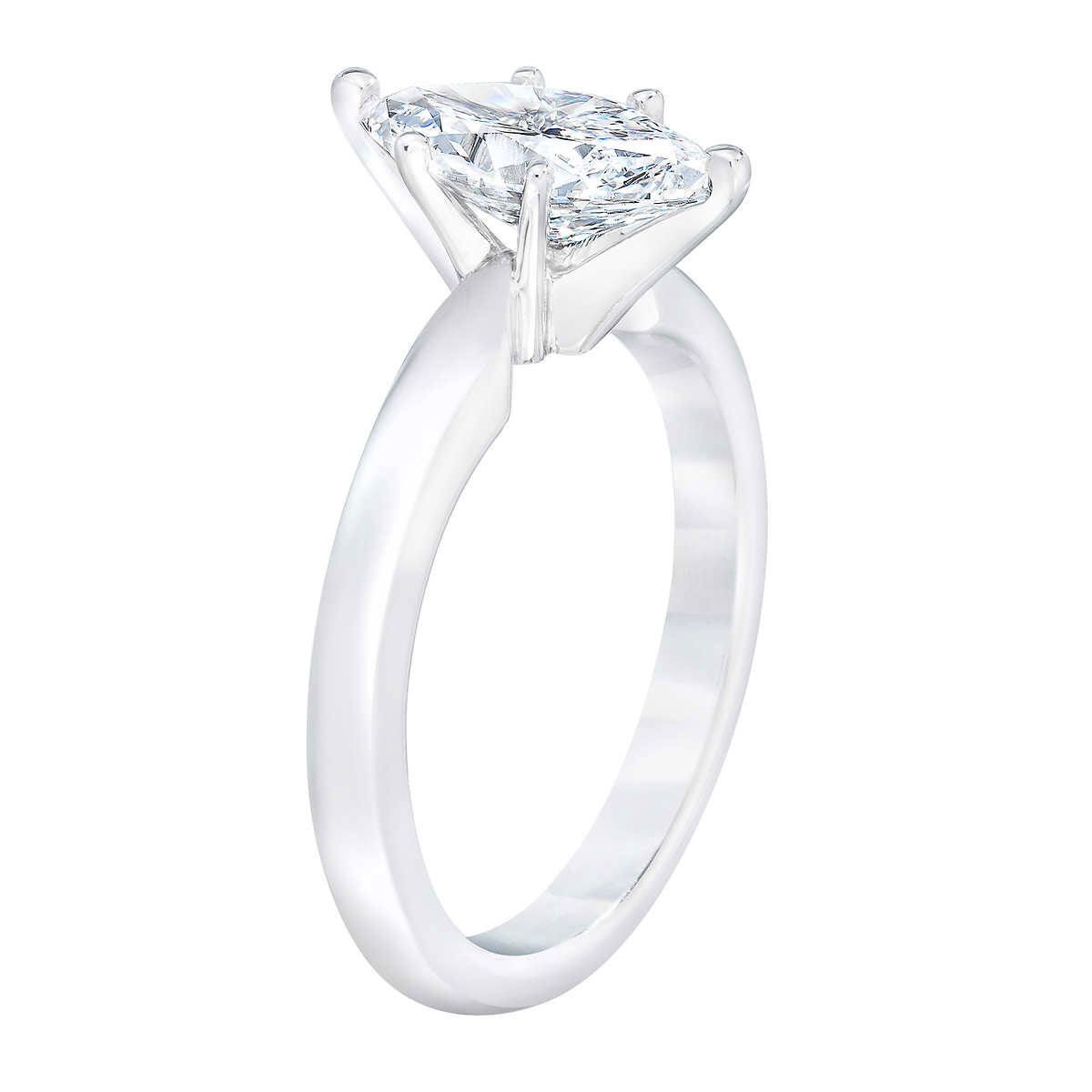 2.02ct Marquise Cut Diamond Solitaire Ring, Platinum Costco UK