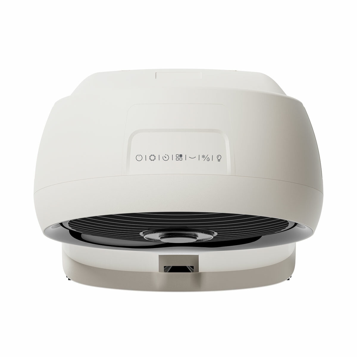 Close up of Duux Mist Air Cooler's display