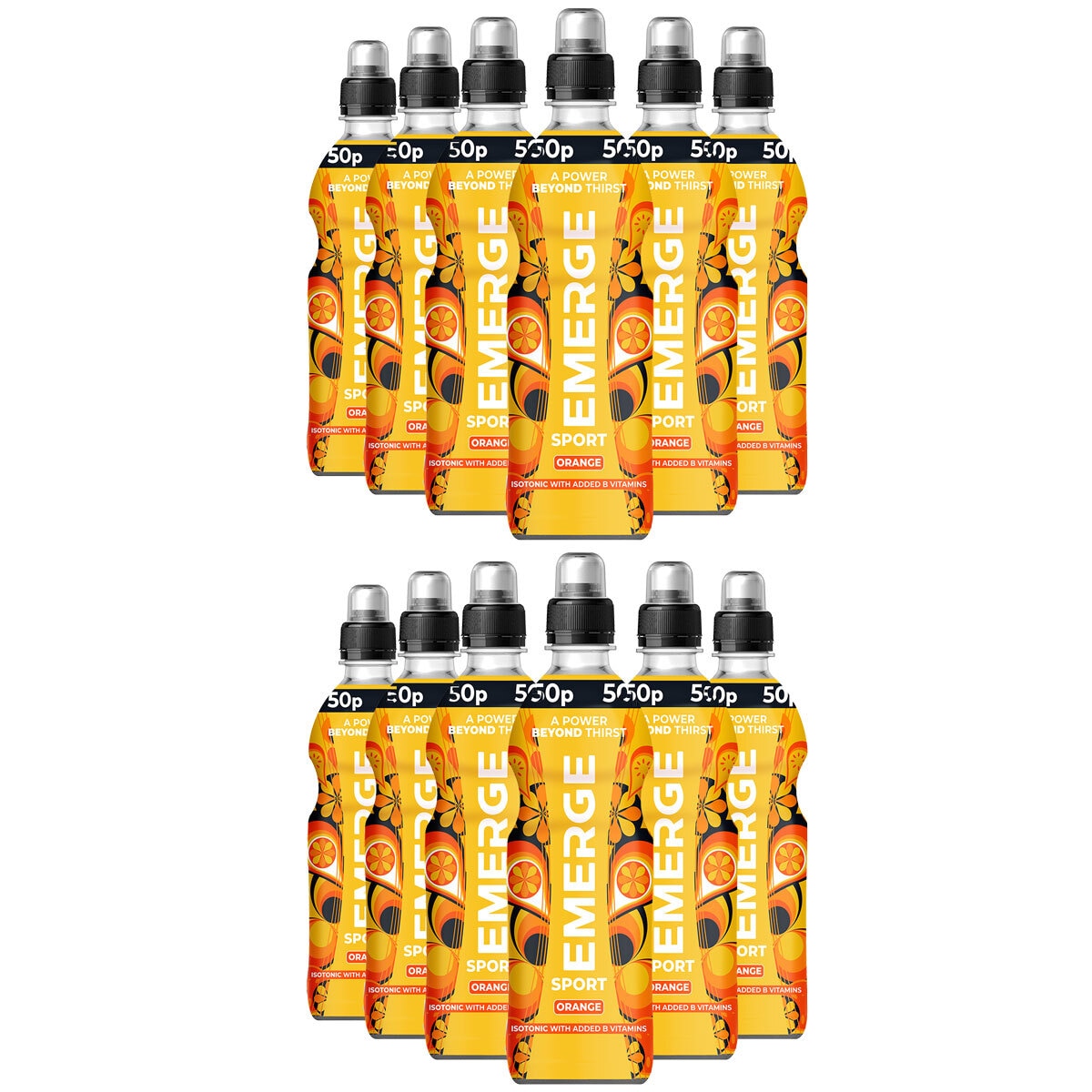 Emerge Isotonic Orange Energy Drink, 12 x 500ml Costco UK
