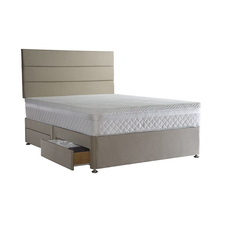 Sealy Posturepedic Geltex Ortho Divan & Mattress, Super King Costco UK