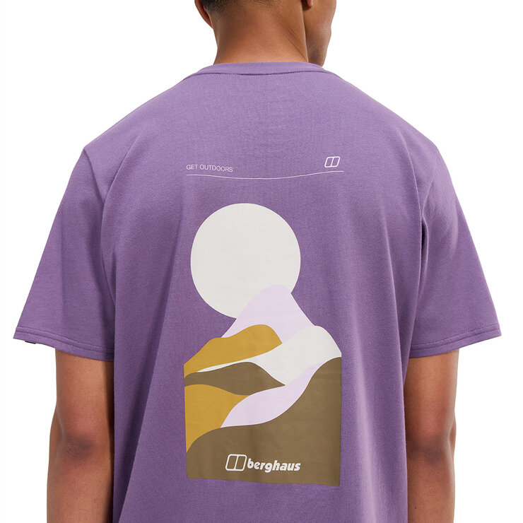Berghaus Men's Logo Tee in Purple