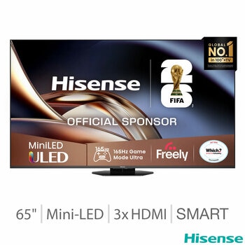 Hisense 65U8QTUK 65 Inch Mini LED HD Smart TV