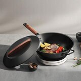 Sanho Non-Stick Iron Wok, 32 cm