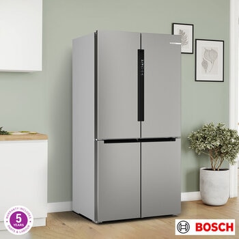 Bosch KFN96VPEAG, Multidoor Fridge Freezer, E Rated in Stainless Steel