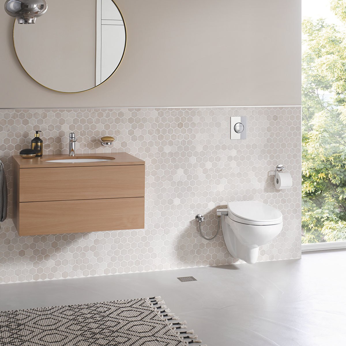 GROHE Bau Toilet Seat with Manual Bidet Model 39648SH0 Costco UK