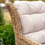 Kettler Hazel 6 Piece Wicker Dining Set with Umbrella