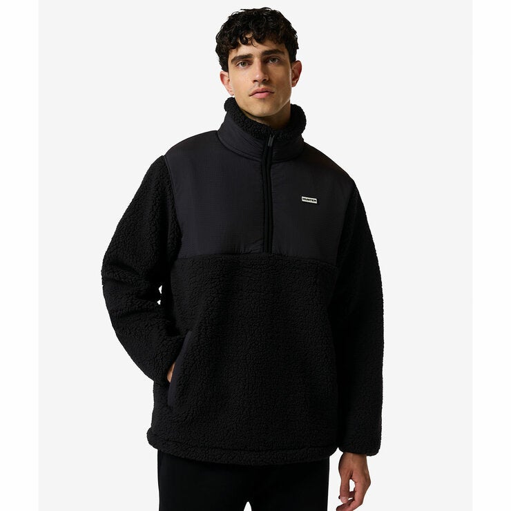 Hunter Men's 1/2 Zip Fleece in Black