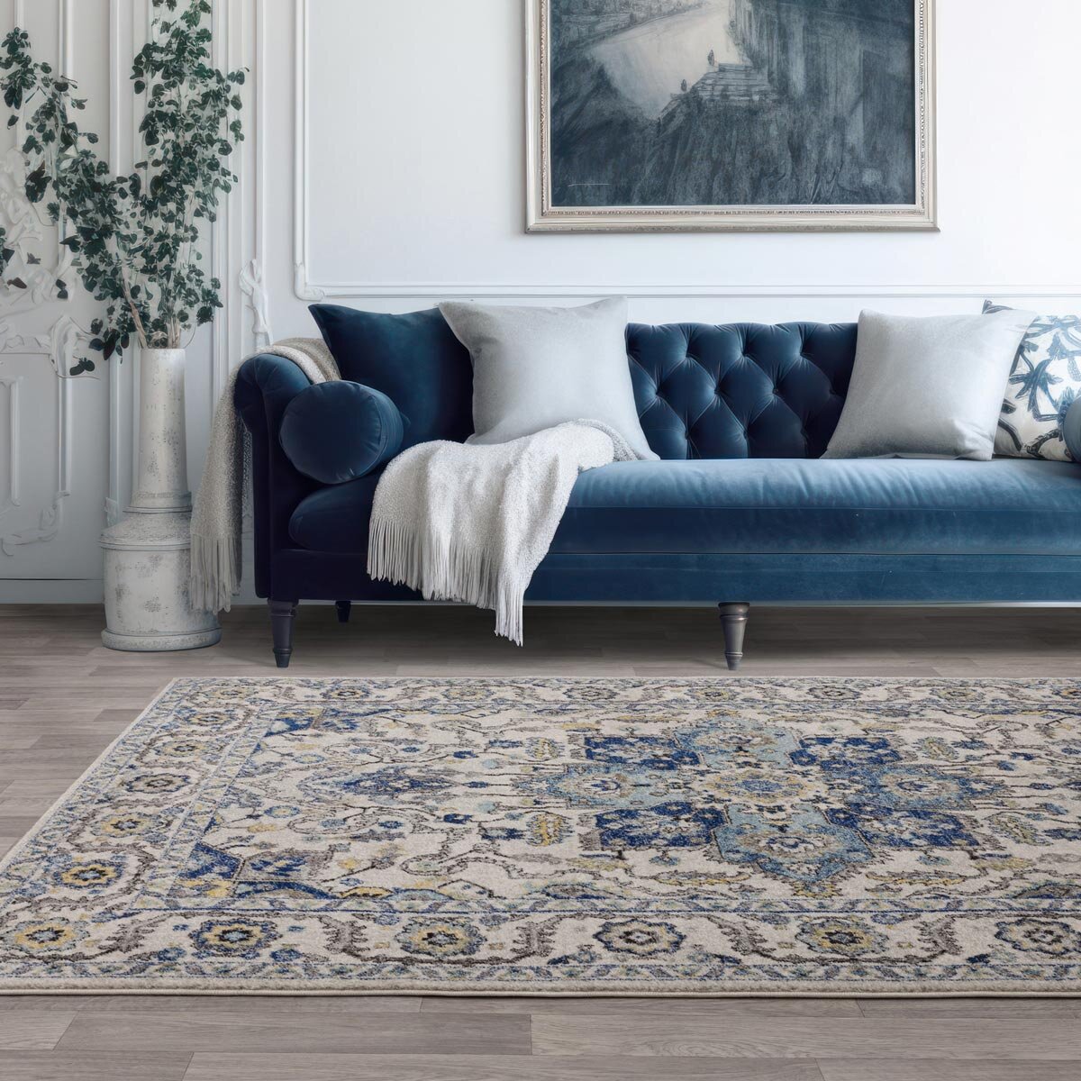 Nova Persian Blue Rug, in 2 Sizes