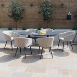 Maze Ambition 7pc oval dining set