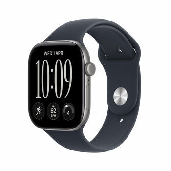 Apple Watch Series 12 GPS, 46mm Aluminium Case with Sport Band - S/M