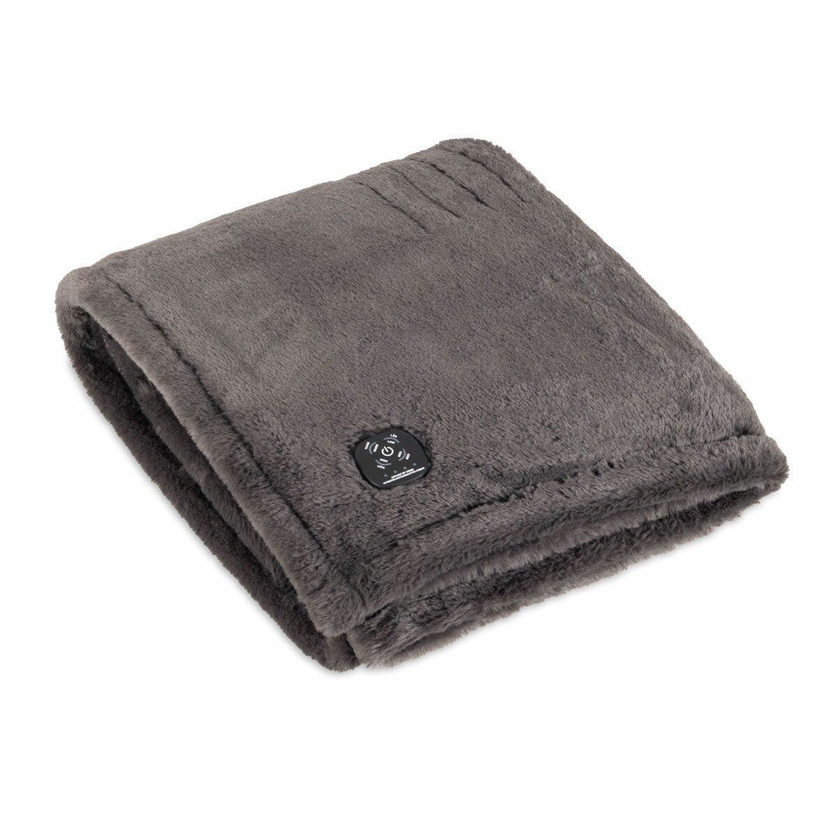 Berkshire Heated Throw Dual Plug in Grey
