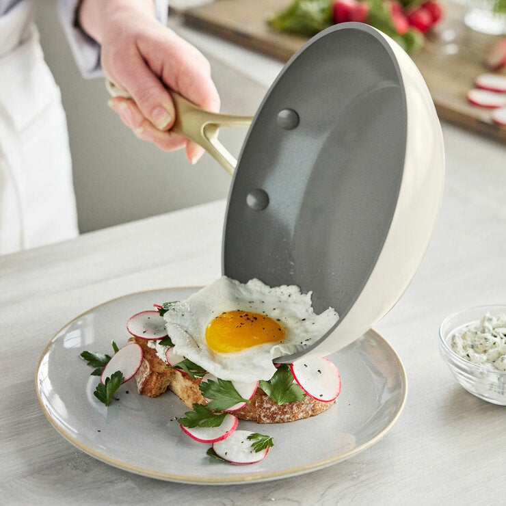 GreenPan Jewel Pro Cook Set, 15 Piece in Cream GreenPan Jewel Pro Cook Set, 15 Piece in Cream