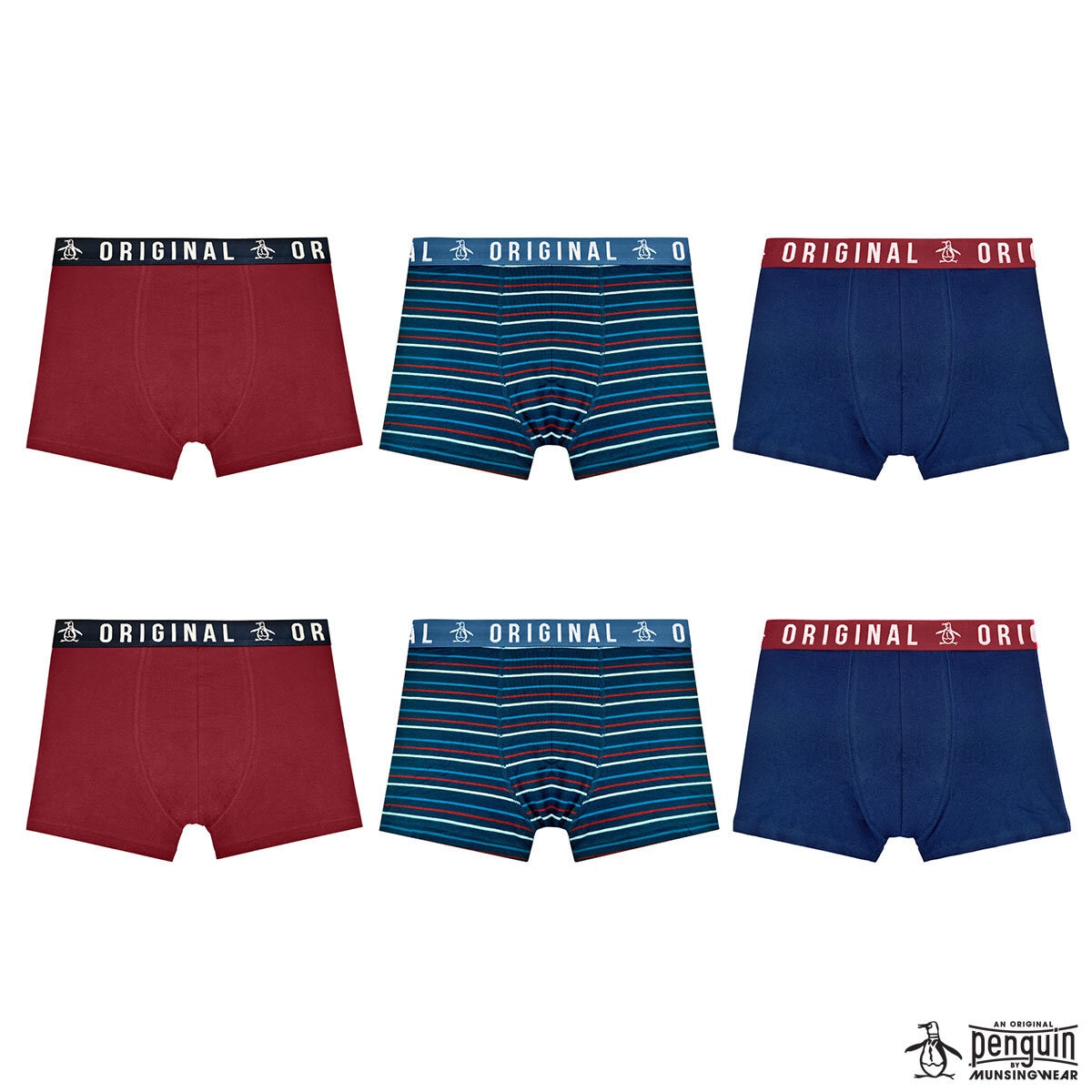 Penguin Men's Boxers, 6 Pack