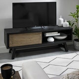 Bentley Designs Camden Weathered Oak & Peppercorn Entertainment Unit